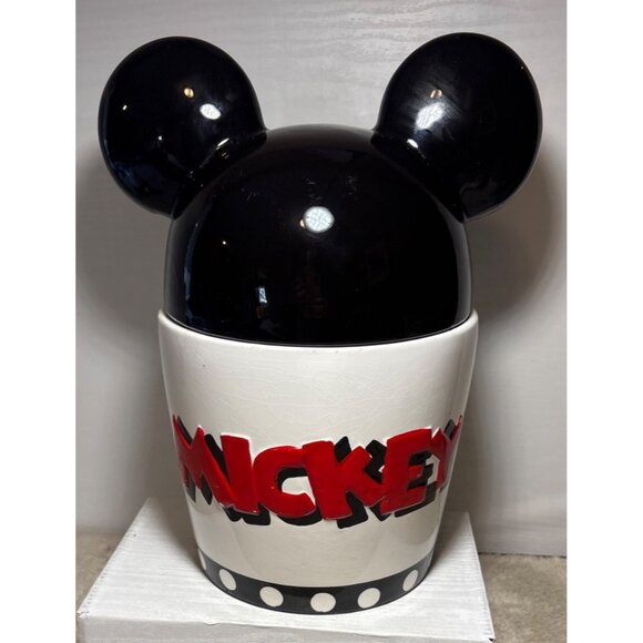 Vintage Danaware Walt Disney Mickey Mouse Cookie Jar Biscuit Container Canister - Picture 3 of 16